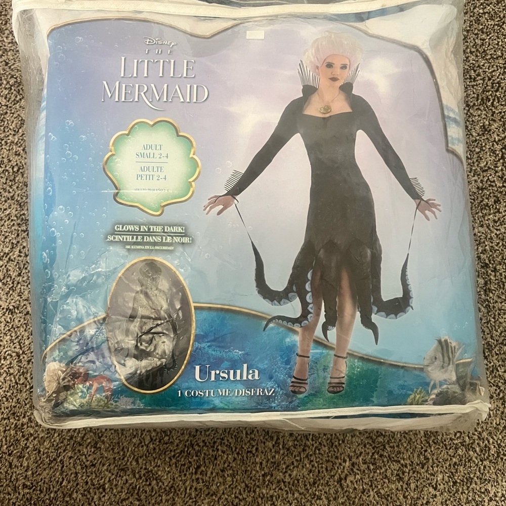 Disney Little Mermaid Ursula Black Costume